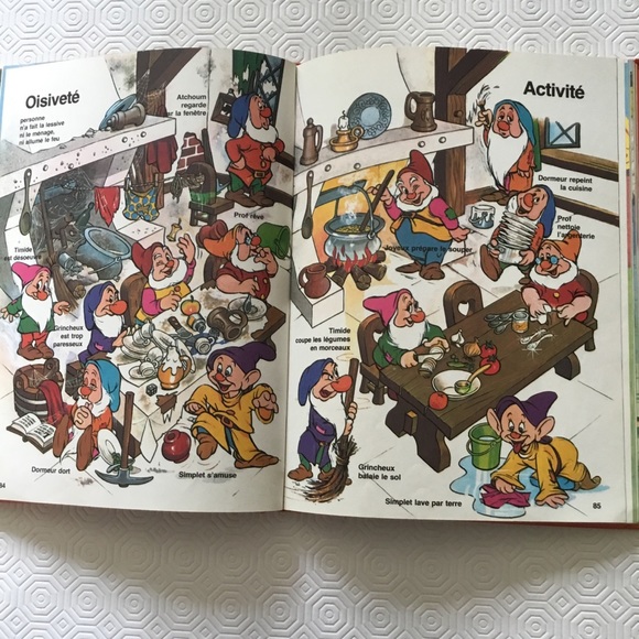 [4/35$] Disney Book Au Royaume des Contraires 1976 - Picture 4 of 9